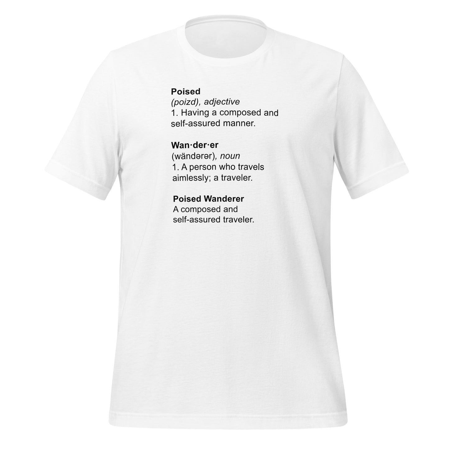 Poised Wanderer Definition Short-Sleeve T-Shirt