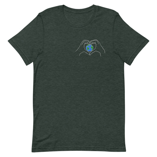 Earth Day 2022 Heather Forest T-Shirt - Poised Wanderer