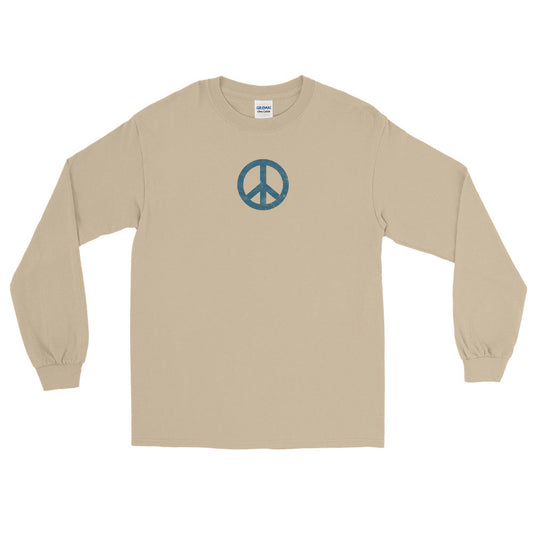 Distressed Peace Long Sleeve T-Shirt - Poised Wanderer