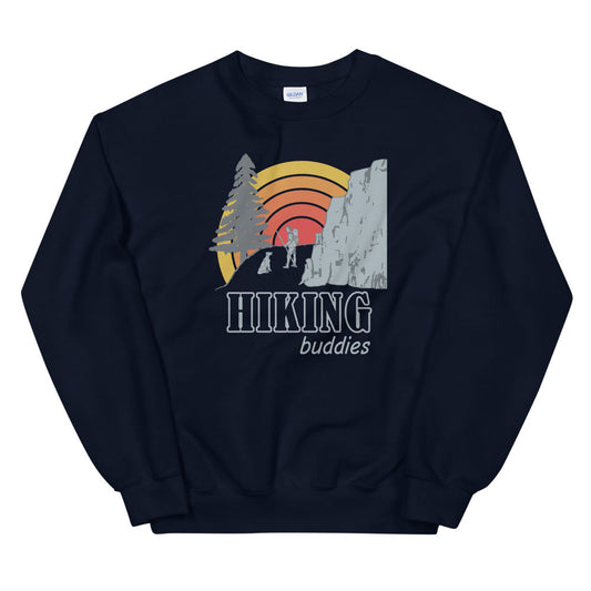 Hiking Buddies Sweatshirt - Poised Wanderer