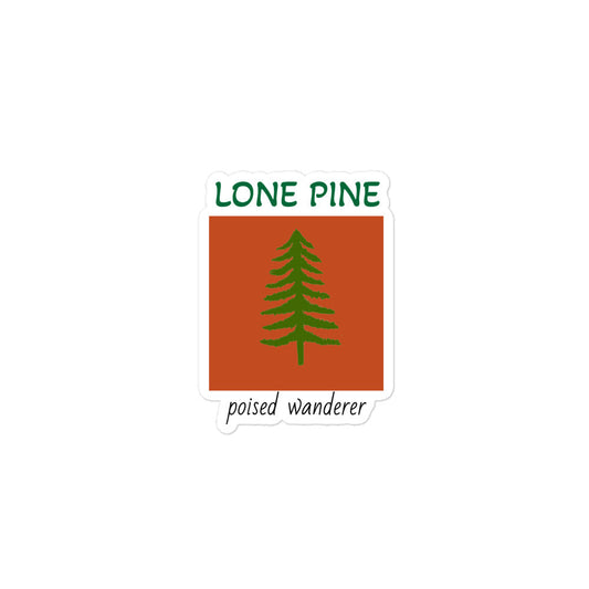 Lone Pine Sticker Decorative Stickers Poised Wanderer