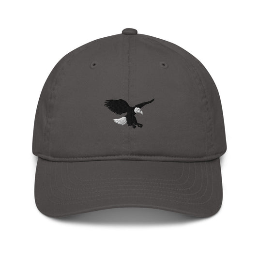 Talons Charcoal Organic dad hat - Poised Wanderer