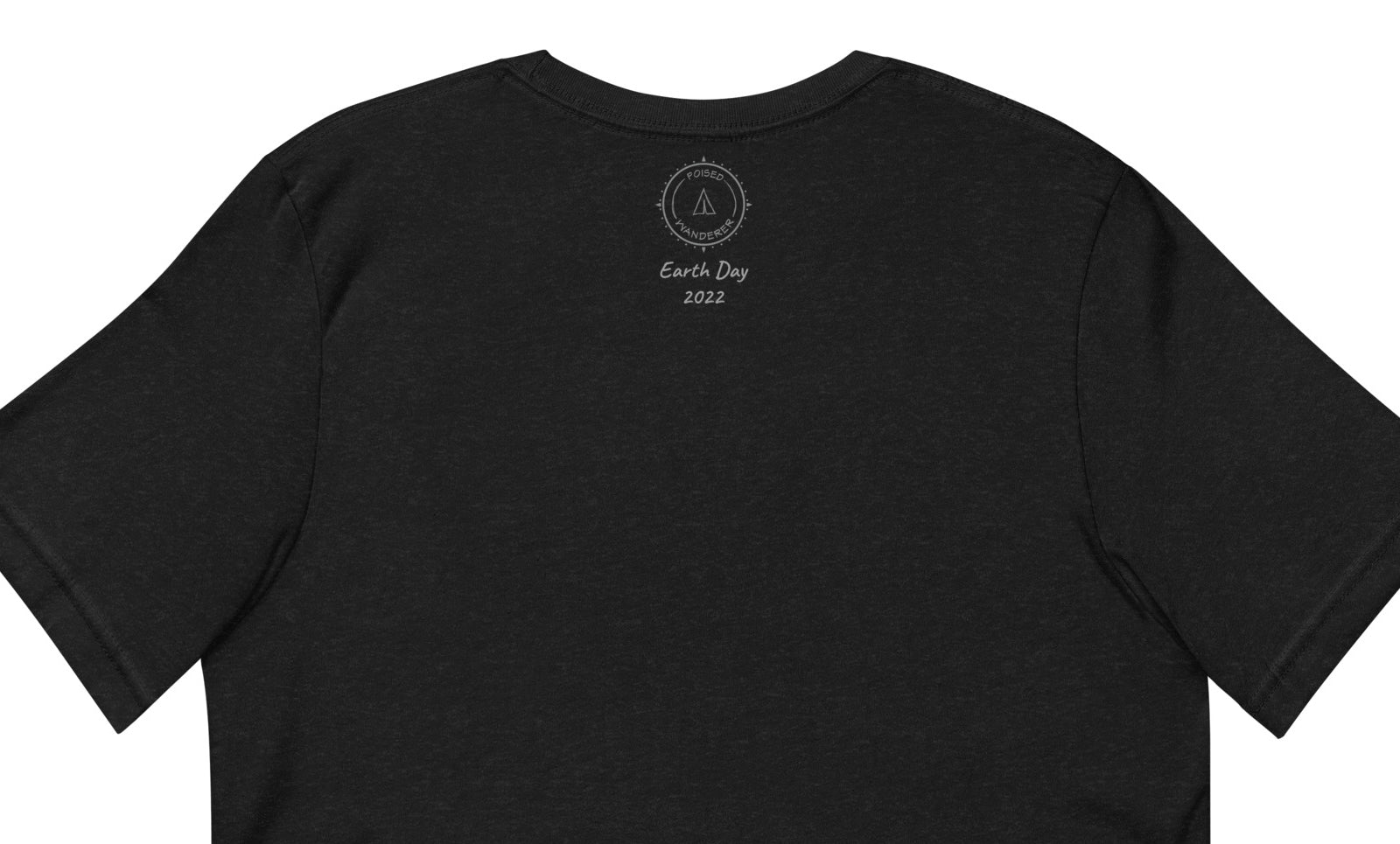 Earth Day 2022 Black Heather T-Shirt - Poised Wanderer