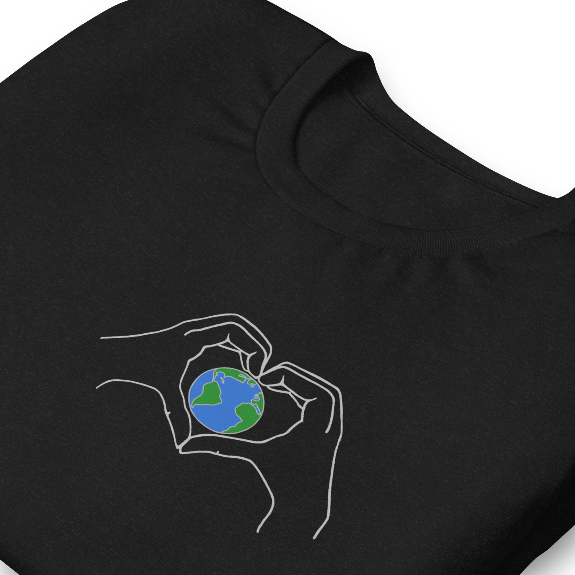 Earth Day 2022 Black Heather T-Shirt - Poised Wanderer