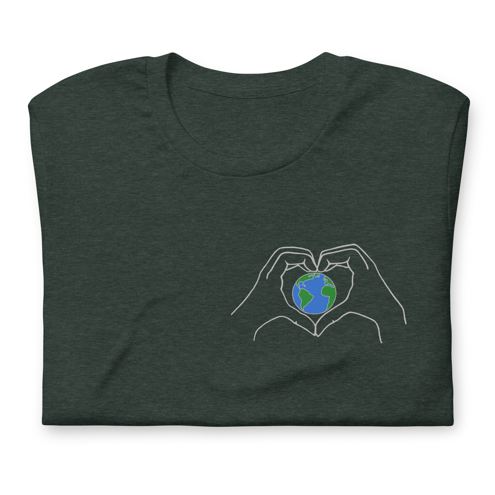 Earth Day 2022 Heather Forest T-Shirt - Poised Wanderer