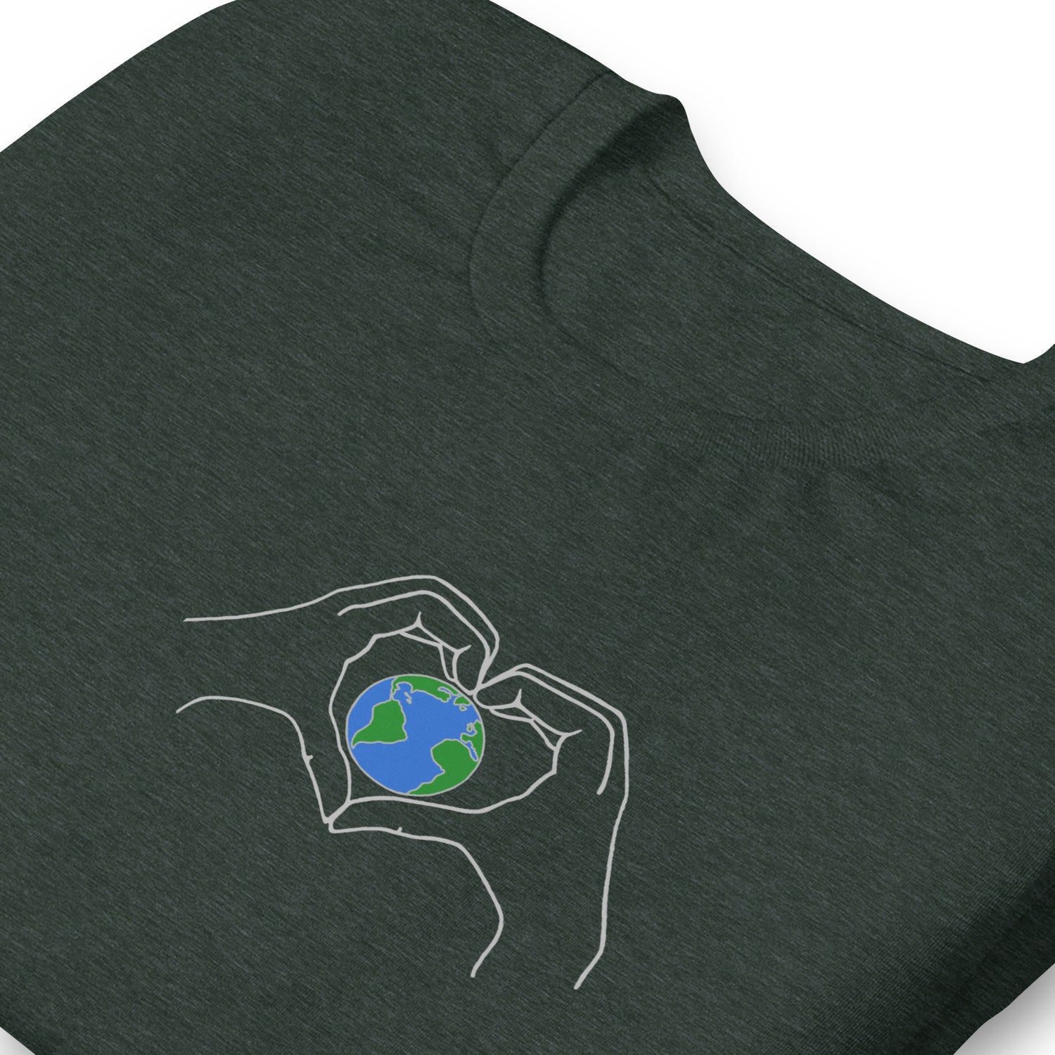 Earth Day 2022 Heather Forest T-Shirt - Poised Wanderer