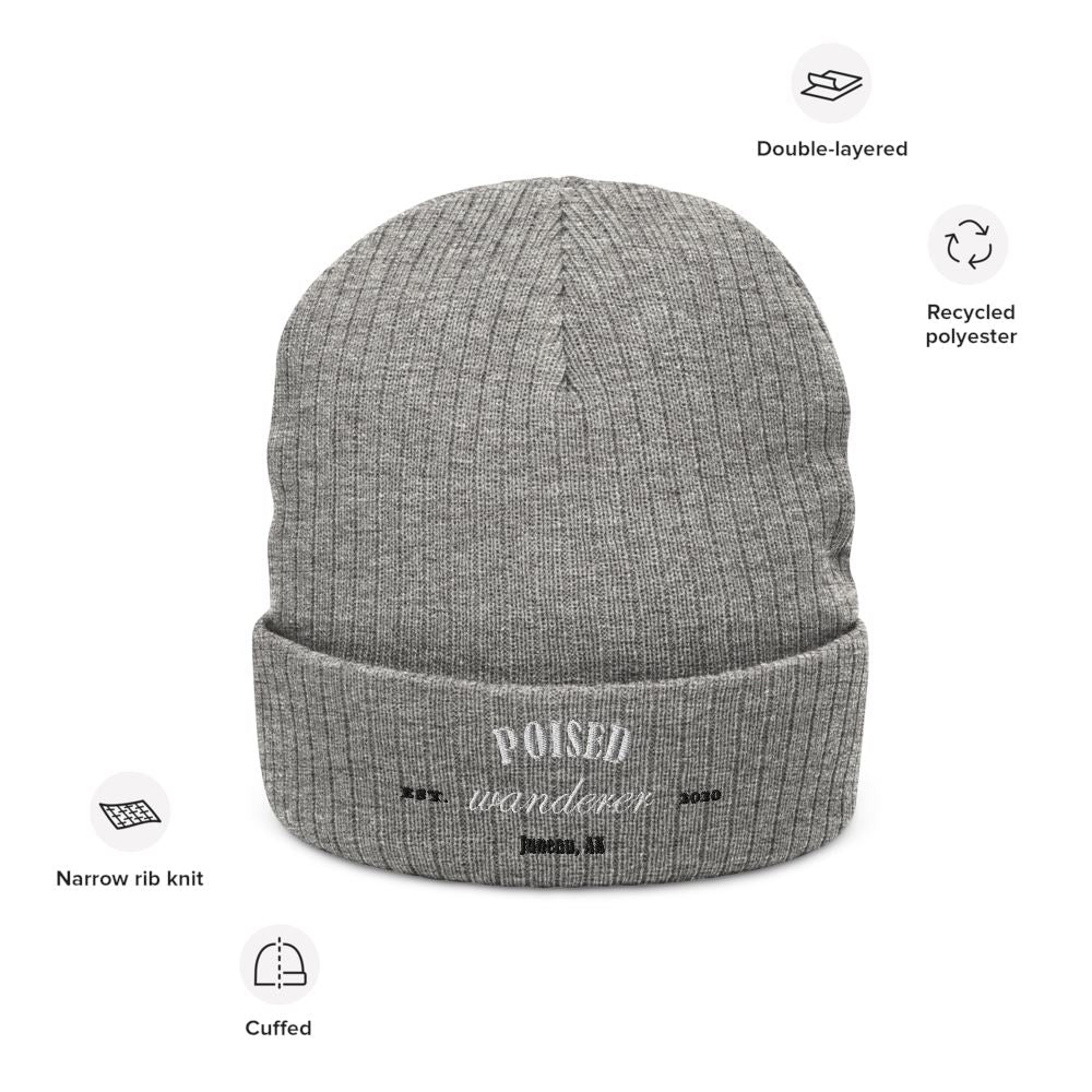 Est. 2020 Recycled Cuffed Beanie - Poised Wanderer