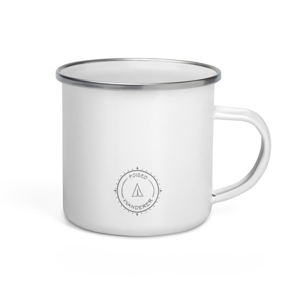 Get Outside Enamel Mug - Poised Wanderer