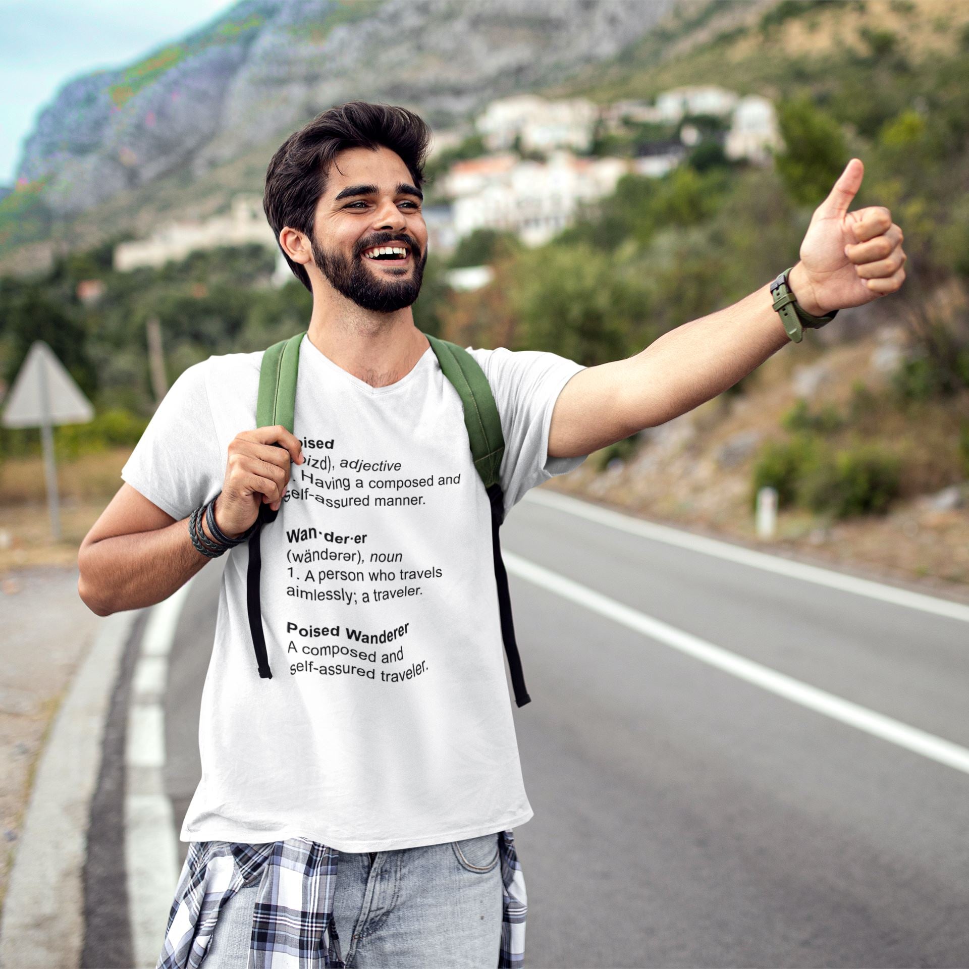 Poised Wanderer Definition Short-Sleeve T-Shirt - Poised Wanderer