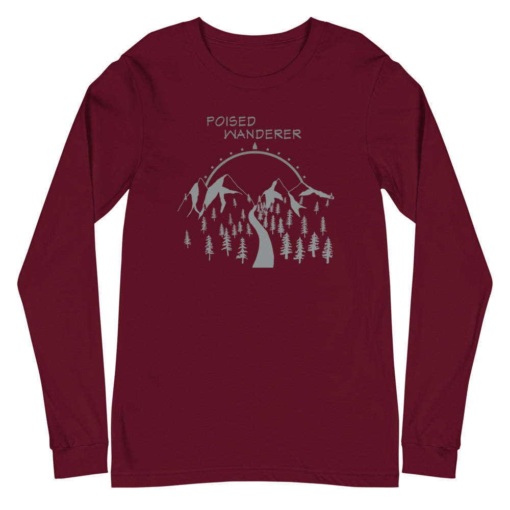 Poised Wanderer Long Sleeve T-Shirt - Poised Wanderer