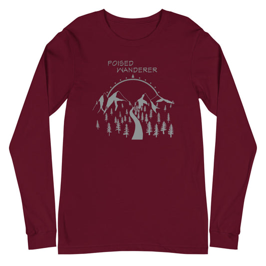 Poised Wanderer Long Sleeve T-Shirt - Poised Wanderer