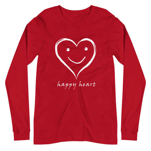 Happy Heart Long Sleeve Tee - Poised Wanderer